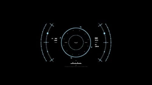 Interface Collection: Formation of an active radar with target in sight with display parameters even