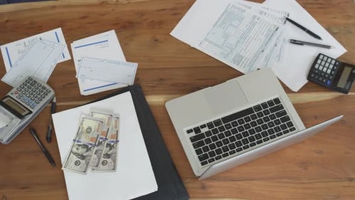 Overhead of Income Tax Return Financial Items on Table