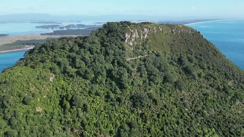 Mount Maunganui, Tauranga, New Zealand — Aerial Drone View