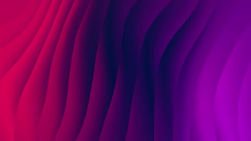 3D Modern Waves Curve Pink Background
