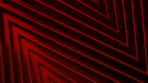 Dynamic Red Chevron Lines Looping Geometric Background