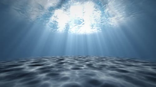 Under Water Blue Sea