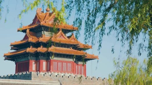 Forbidden City, China 4K Shot