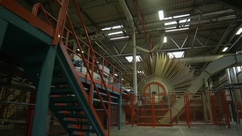 Large Machine Tools and Woodwork Mechanisms in Workshop