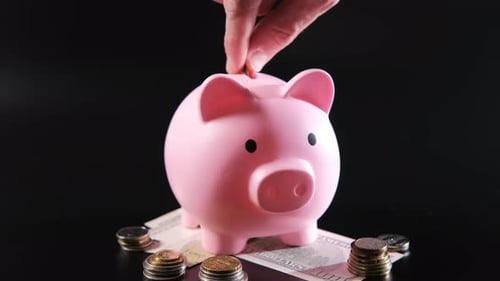 Saving for the Future with a Piggy Bank