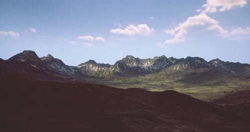 Breathtaking Mountain Landscape Under Clear Sky During Daytime