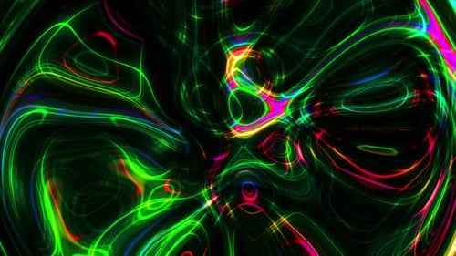 Colorful Abstract Liquid Wave Background Loop V5
