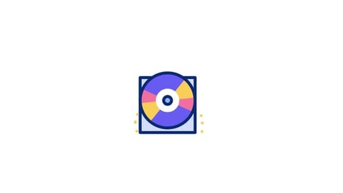 Animiertes DVD-Symbol