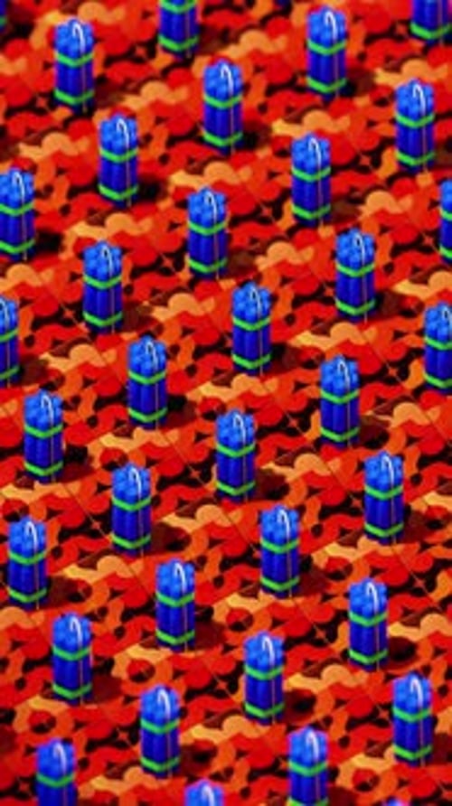 Dynamite Seamless Pattern 04 HD