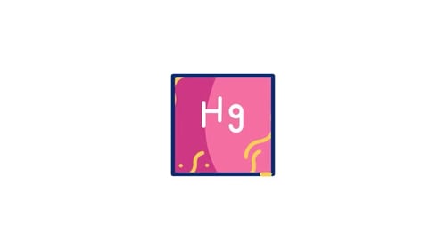 Animiertes Hydrargyrum-Symbol