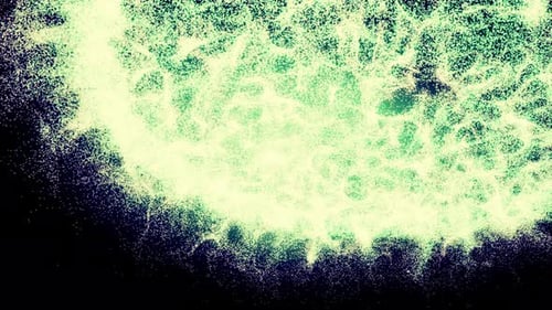 Abstract Lighting Dust Particle and Glare on a Dark Background