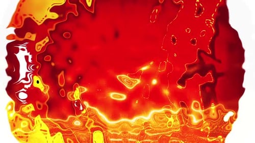 Abstrakte Wellenschleifenanimation mit rotem Farbverlauf
