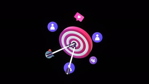 Target Audience and Social Media Marketing Goal Animation