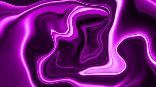 Abstract Flowing Purple Liquid Motion Background