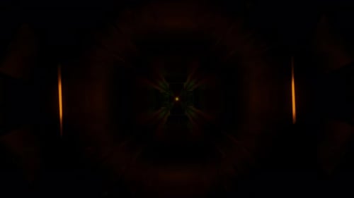 Mesmerizing 3D Kaleidoscope Abstract Visuals in a Seamless VJ Loop Evoking a Hypnotic and