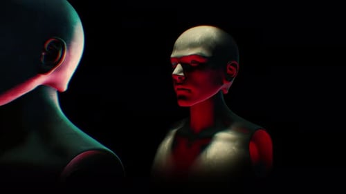 Endless Row Of Hollow Humanoids