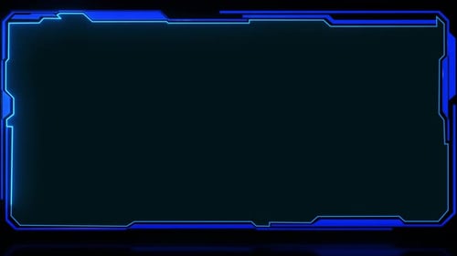 Futuristic Holographic screen frame hud ui future futuristic system virtual design background. scien