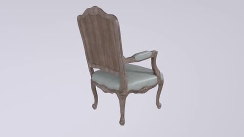 Sofa Furniture 3d object rotating loop