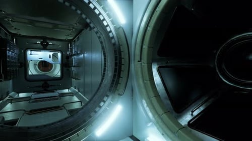 View From Cockpit International Space Station