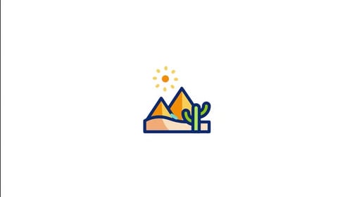 Pyramids Animated Icon