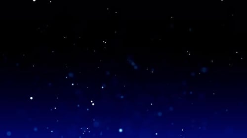 Blue Particles Background Loop