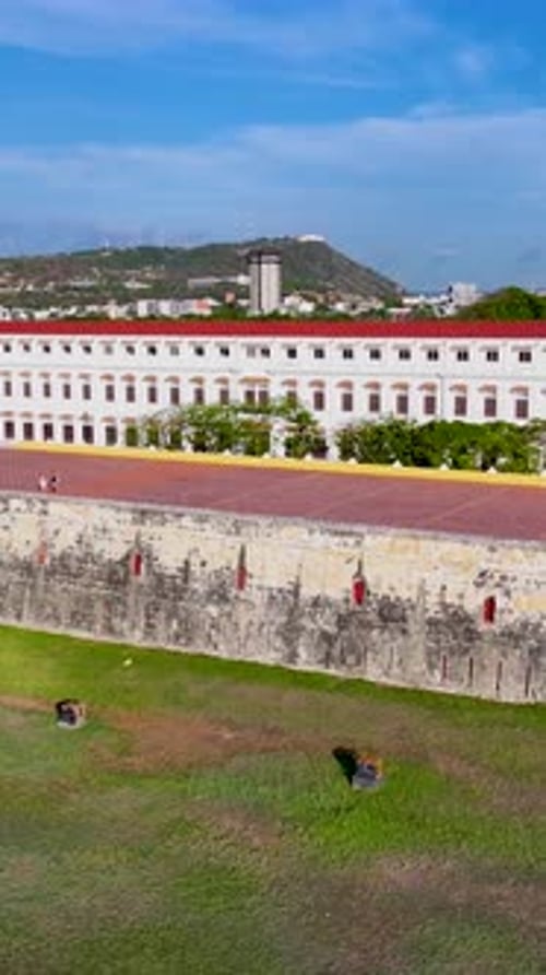 Ville fortifiée à Carthagène des Indes à Bolivar en Colombie.