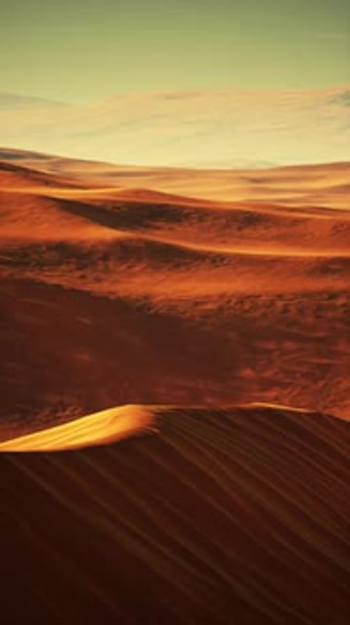 Aerial View of Desert Landscape