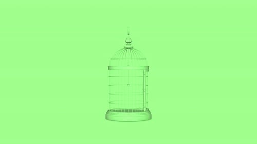 Light Green Birdcages
