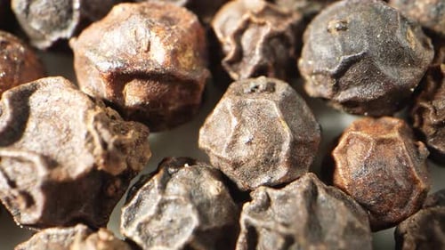 Close-up of Black Peppercorns for Culinary Projects