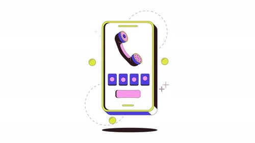 Receive sms code by phone onboarding ui animation