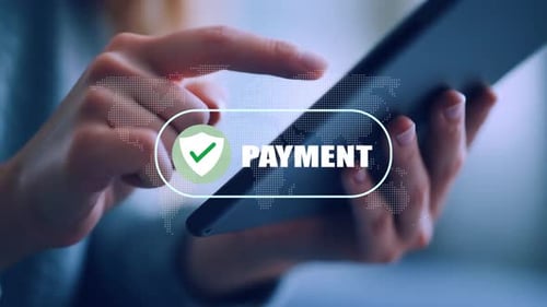 Secure Digital Payment Modern Graphic Animation