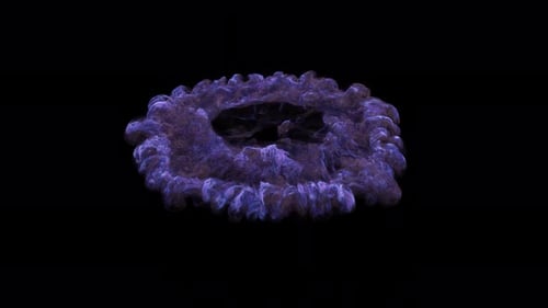Abstract Purple Energy Blast Reveal Transition