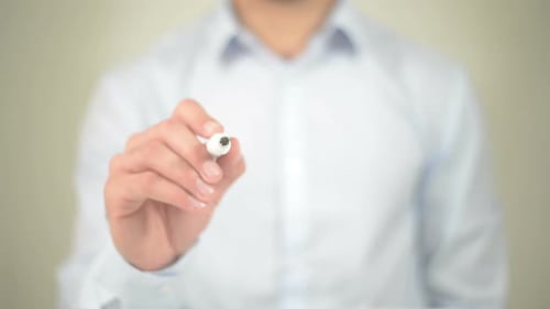 Writing Done To on Clear Surface