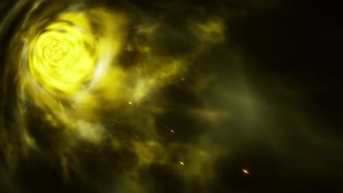 Abstract Energy Colored Tunnel Portal