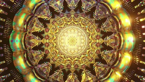 Audiovisual Futuristic Abstract Mandala 3 D Art Of Trippy Psychedelic Trance Third Eye Abstract