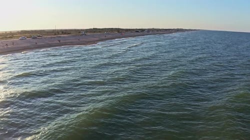 The Edge of the Sea in the Evening Sun