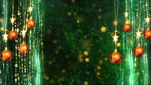 Fundo de decorações de Natal 1
