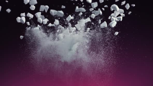 Crushed tablet explosion, Slow Motion, Slow Motion Stock Footage ft ...