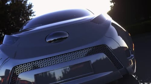 Electric Cars Charging at a Charging Station