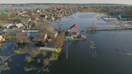 Flood Water Ecology River Rain Dirty Village Damage Climate Storm Park