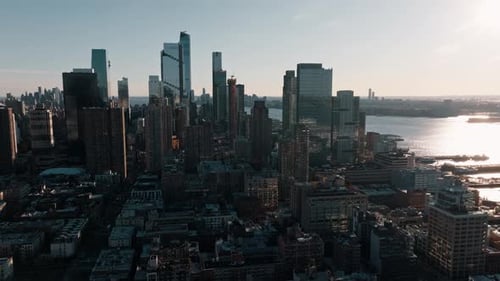 Skyscrapers and Buildings in Manhattan New York City Skyline