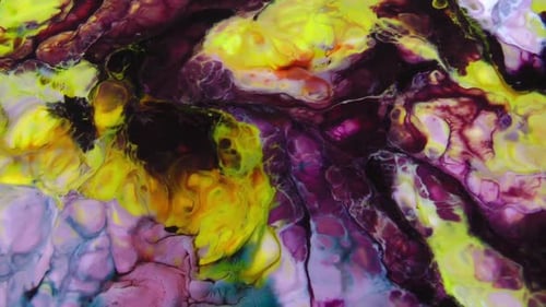 Abstract Swirling Colorful Dreamscape Background