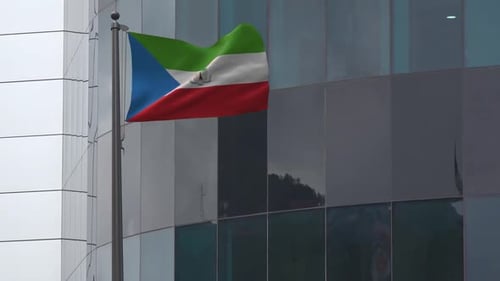 Equatorial Guinea Flag Background 2K