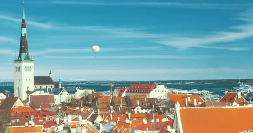 Panoramic View Of Old Tallinn