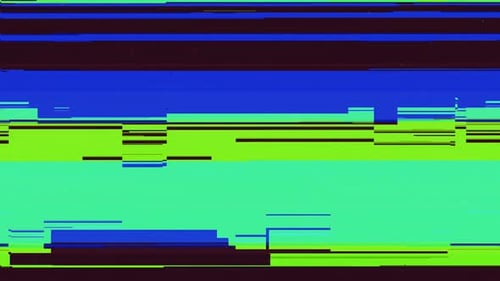 Digital Glitch Noise and Distortion Overlays