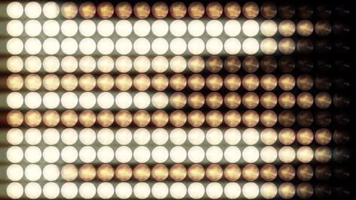 Dynamic Geometric Light Wall Pattern Animation