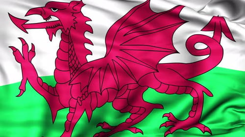 Flagge von Wales