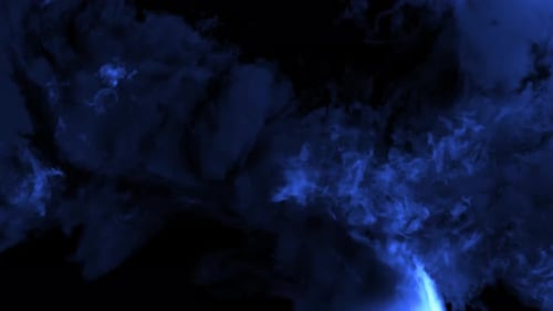 A Raging Fireball of Magical Blue Color