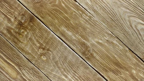 Old Wooden Boards Diagonal Movement of the Camera on Old Rotten Wooden Planks