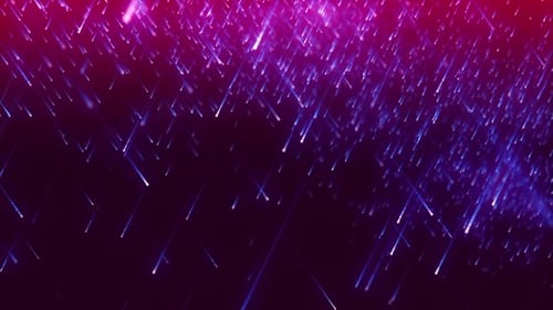 Abstract Glowing Particle Streaks Loop Background